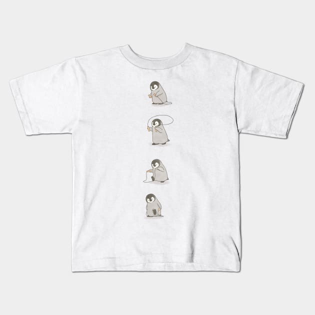 Jump rope Kids T-Shirt by sheba.drawing